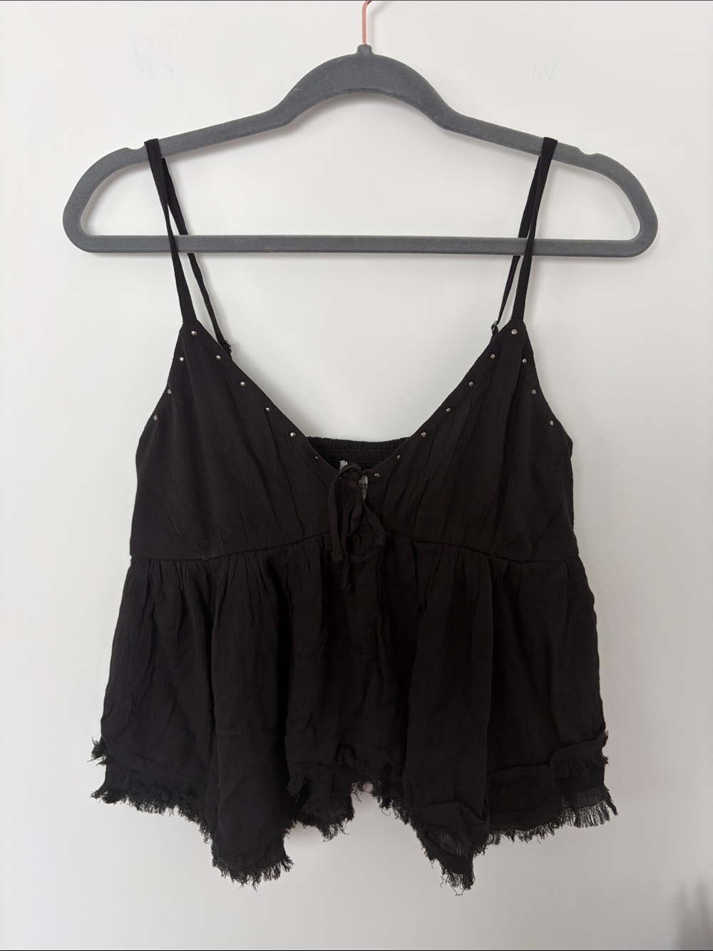 Hollister Black Boho Tank Top